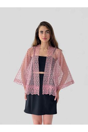 کیمونو و کافتان صورتی زنانه پنبه پلی استر Retrobird - کد 938156608