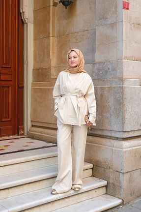 ست بالاتنه و پائین تنه زنانه بافتنی LOCCO - کد 938151910