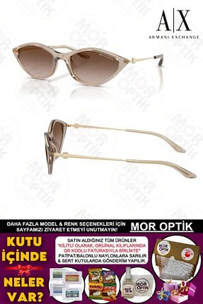 عینک آفتابی قهوه ای زنانه 51 Armani Exchange - کد 899582391