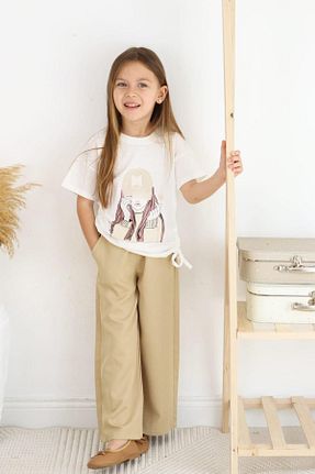 ست بالاتنه و پائین تنه بژ بچه گانه بافت Çocuksan Baby&Kids Wear - کد 833423401