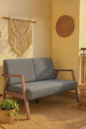 کاناپه طوسی ثابت Zem - کد 932666678