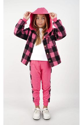 ست بالاتنه و پائین تنه صورتی بچه گانه بافت Çocuksan Baby&Kids Wear - کد 860717933