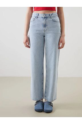 شلوار جین رنگی زنانه پاچه گشاد LC Waikiki - کد 938196771