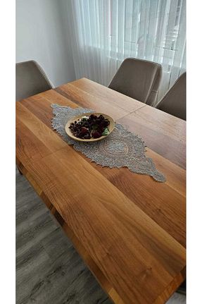 رومیزی طوسی پلی استر ZESA HOME - کد 938386421