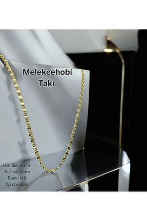 گردنبند استیل ( فولاد ) زرد استیل (فولاد) XUPING JEWELRY - کد 938199284