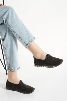 بابت مشکی زنانه چرم خالص MOKKASHOES - کد 935323504