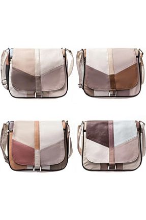 کیف پستچی رنگی زنانه چرم خالص fubileather - کد 938208800