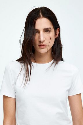 تیشرت زنانه اسلیم فیت H&M - کد 938216040