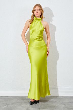 لباس سبز زنانه ساتن EDITION WOMAN - کد 942410595