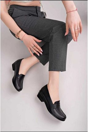 کفش کژوال مشکی زنانه چرم خالص Garmoda - کد 938273586