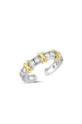انگشتر استیل (فولاد) طلائی زنانه استیل (فولاد) VenüsDesign - کد 871072113