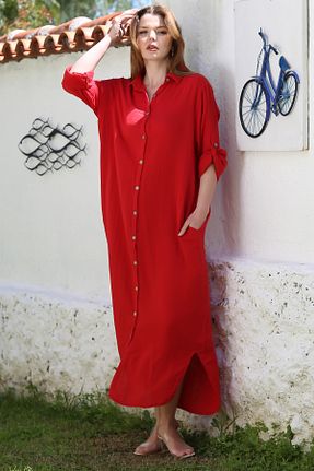 لباس قرمز زنانه بافتنی Chiccy - کد 938272678