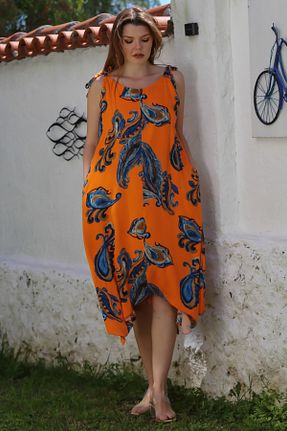 لباس نارنجی زنانه بافتنی Chiccy - کد 938272317