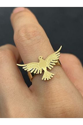 انگشتر استیل (فولاد) زرد استیل (فولاد) Ayse Jewels - کد 938289419