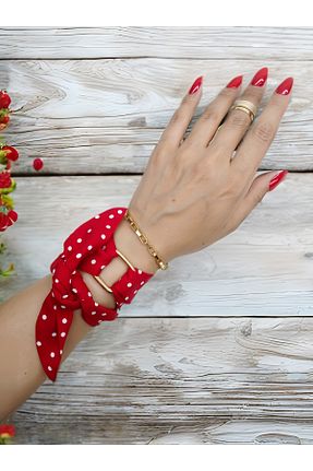 دستبند جواهر قرمز زنانه Maia - کد 938277193
