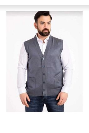جلیقه آبی مردانه رگولار BAGİSTA BUTİK - کد 938326021