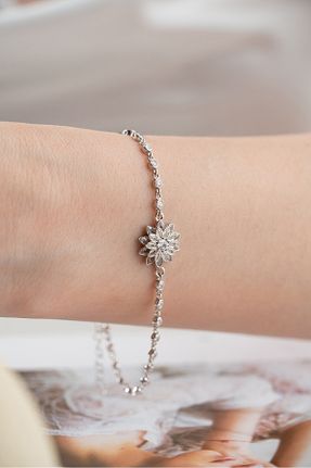 دستبند نقره طوسی زنانه 925 عیار Silvano Jewelry - کد 938341178