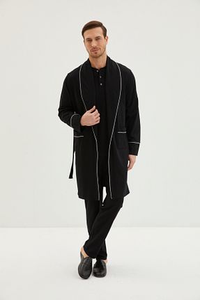 ست لباس راحتی مشکی مردانه ساده Kiğılı - کد 305769498