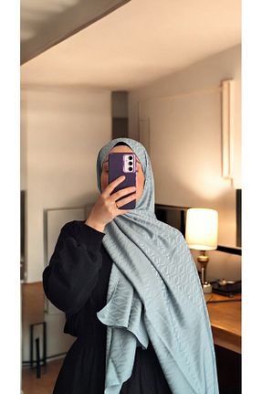 شال سبز زنانه پنبه ای Lavena scarfs - کد 933272058