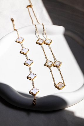 ست استیل سفید زنانه استیل (فولاد) Inure Jewelry - کد 759092164