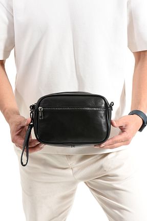 کیف دستی مشکی مردانه سایز متوسط NahitaTyana - کد 937580732