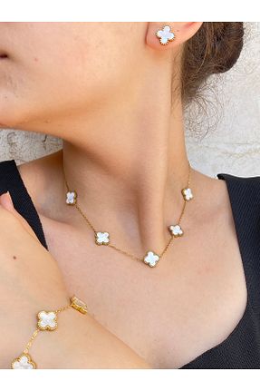 ست استیل سفید زنانه استیل (فولاد) Inure Jewelry - کد 759092164