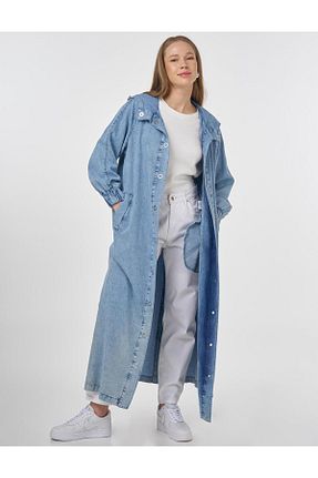 مانتو بلند حجاب رنگی زنانه Kayra - کد 938360508