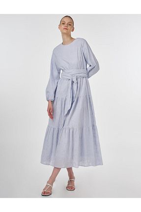 لباس آبی زنانه بافتنی Kayra - کد 938422806