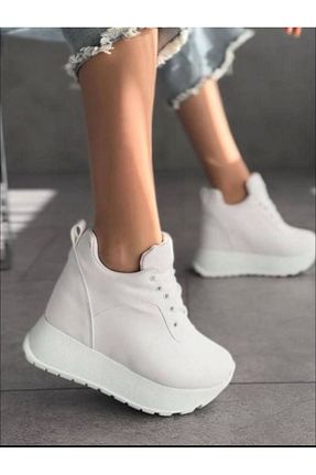 کفش پیاده روی سفید زنانه چرم مصنوعی Adım Moda - کد 938903911