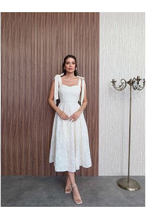 لباس بژ زنانه بافتنی ESRAHELVACI - کد 938398570