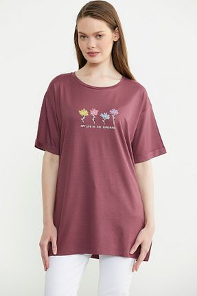 تیشرت رنگی زنانه رگولار Sementa - کد 938400171