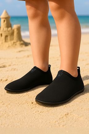 کفش ساحلی مشکی زنانه پارچه ای BLACK DEER - کد 938406418