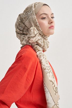 شال رنگی زنانه پنبه ای carell - کد 938424199