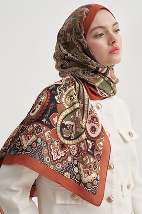شال رنگی زنانه پنبه ای carell - کد 938424138