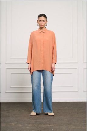 پیراهن رنگی زنانه اورسایز Nuss - کد 938419438