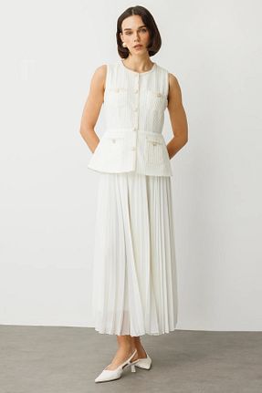 لباس نباتی زنانه بافتنی Ekol - کد 938427443