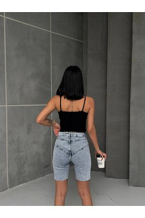 شلوارک و برمودا آبی زنانه فاق بلند Miele Woman - کد 938431433