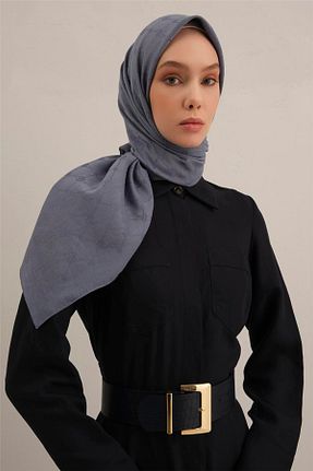روسری طوسی پنبه ای Armine - کد 934724434