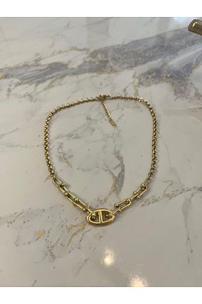 گردنبند استیل ( فولاد ) متالیک زنانه استیل (فولاد) Miu Jewelry - کد 938436085