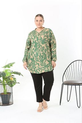 تونیک حجاب سبز زنانه ویسکون Genel Markalar - کد 938780332