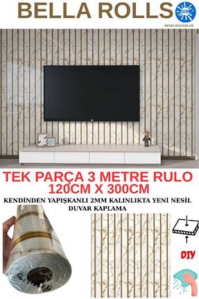 کاغذ دیواری سفید Kendinden Yapışkanlı Renkli Duvarlar - کد 938789578