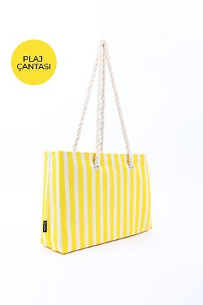 کیف ساحلی زرد زنانه پارچه ای Shaka - کد 938790165