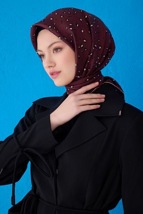 روسری زرشکی İpek Tivil Belli - کد 938453264