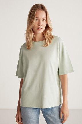 تیشرت سبز زنانه Relaxed GRIMELANGE - کد 696117928