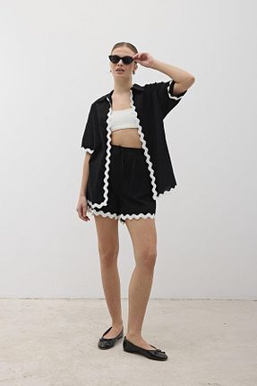 شلوارک و برمودا سفید زنانه رگولار LEVURE - کد 938459567