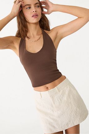 دامن زنانه ویسکون Stradivarius - کد 938459355