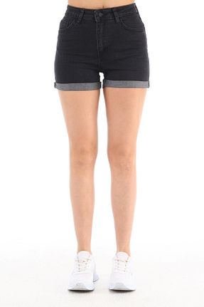 شلوارک و برمودا طوسی زنانه فاق بلند CEDY DENIM - کد 282433653