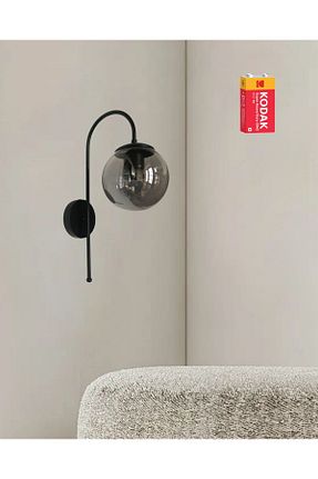 چراغ دیواری مشکی فلزی Ömür Avize - کد 938792700