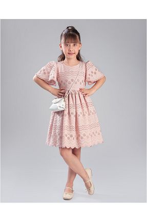 لباس صورتی بچه گانه بافتنی Pina Kids - کد 802214396