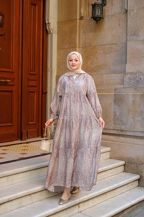 لباس قهوه ای زنانه بافتنی LOCCO - کد 938794860